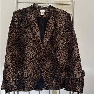 Chico's Animal Print Jacket